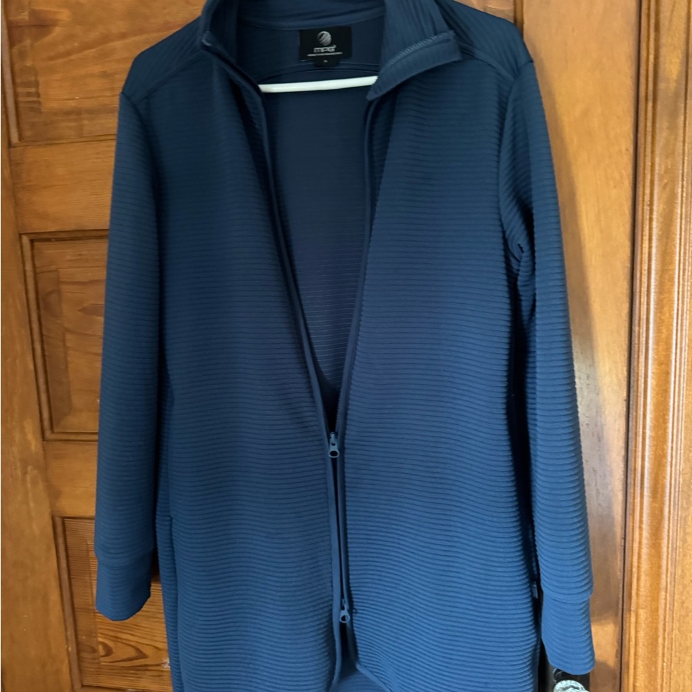 MPG Deep Blue Ribbed Jacket